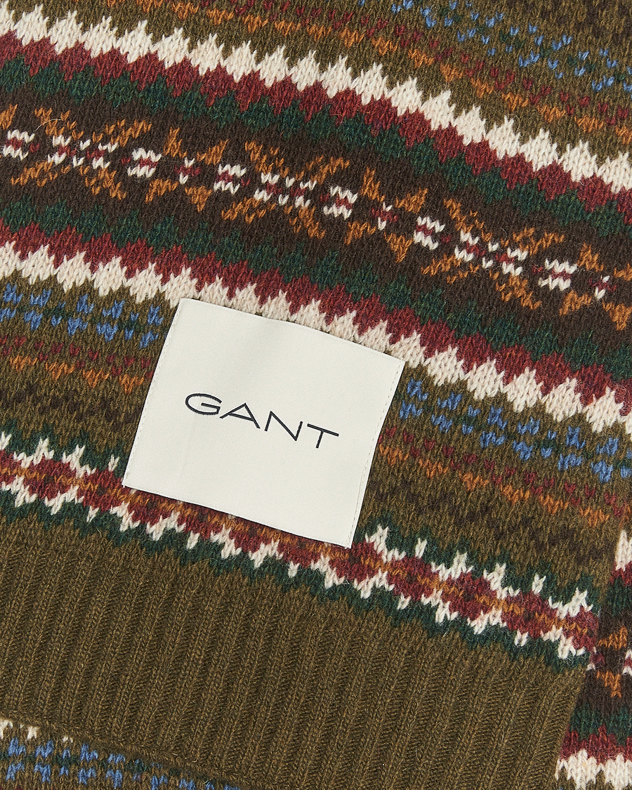 Herren | GANT Fair Isle Scarf Country Green | GANT | Fair Isle Scarf Country Green