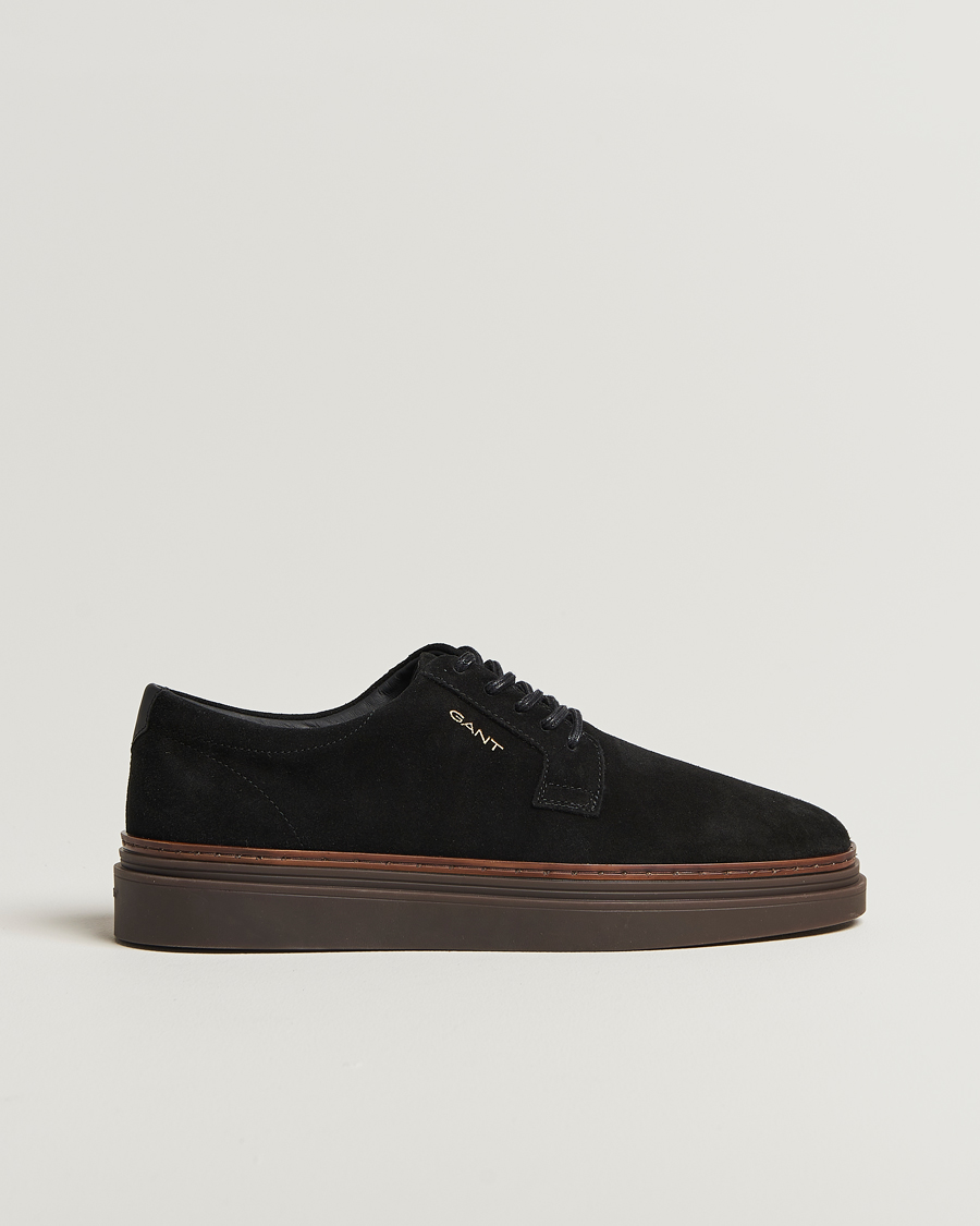 Herren | GANT Kinzoon Suede Derby Sneaker Black | GANT | Kinzoon Suede Derby Sneaker Black