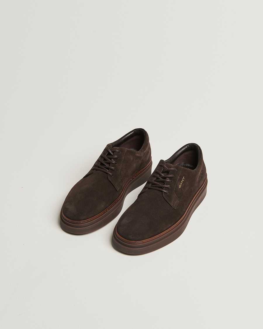 Herren | GANT Kinzoon Suede Derby Sneaker Espresso Brown | GANT | Kinzoon Suede Derby Sneaker Espresso Brown