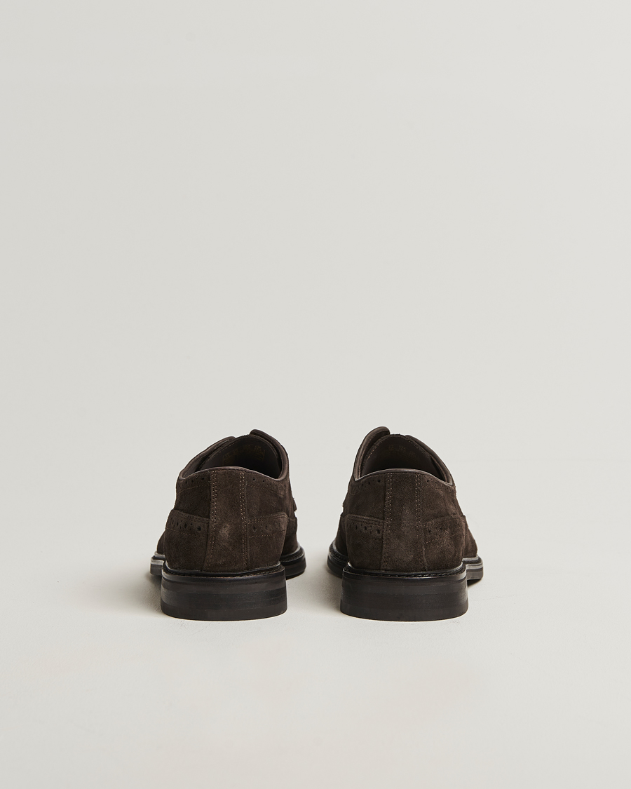 Herren | GANT Bidford Suede Brouges Dark Brown | GANT | Bidford Suede Brouges Dark Brown