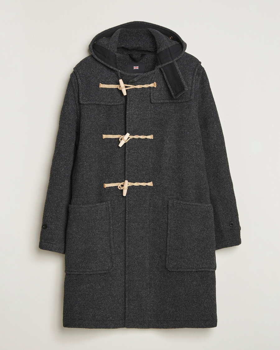 Herren | Jacken | Gloverall | 575 Monty Original Duffle Coat Charcoal