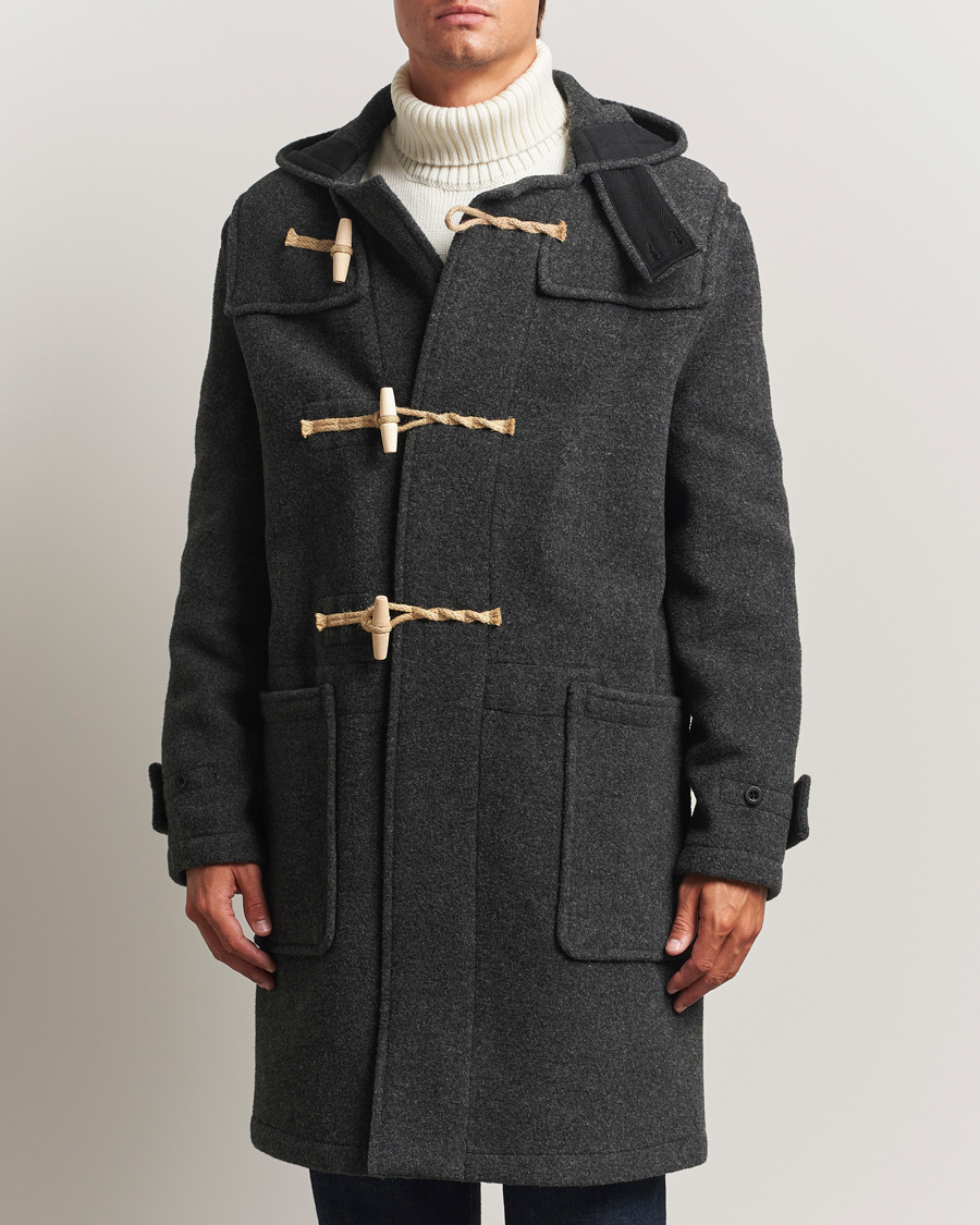 Herren | Jacken | Gloverall | 575 Monty Original Duffle Coat Charcoal