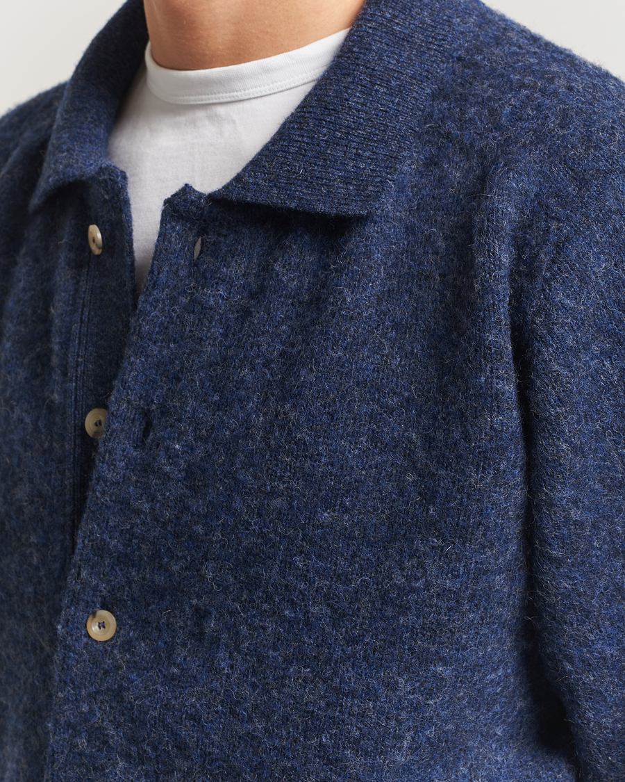 Herren | Pullover | Howlin' | Brushed Wool Cardigan Denim