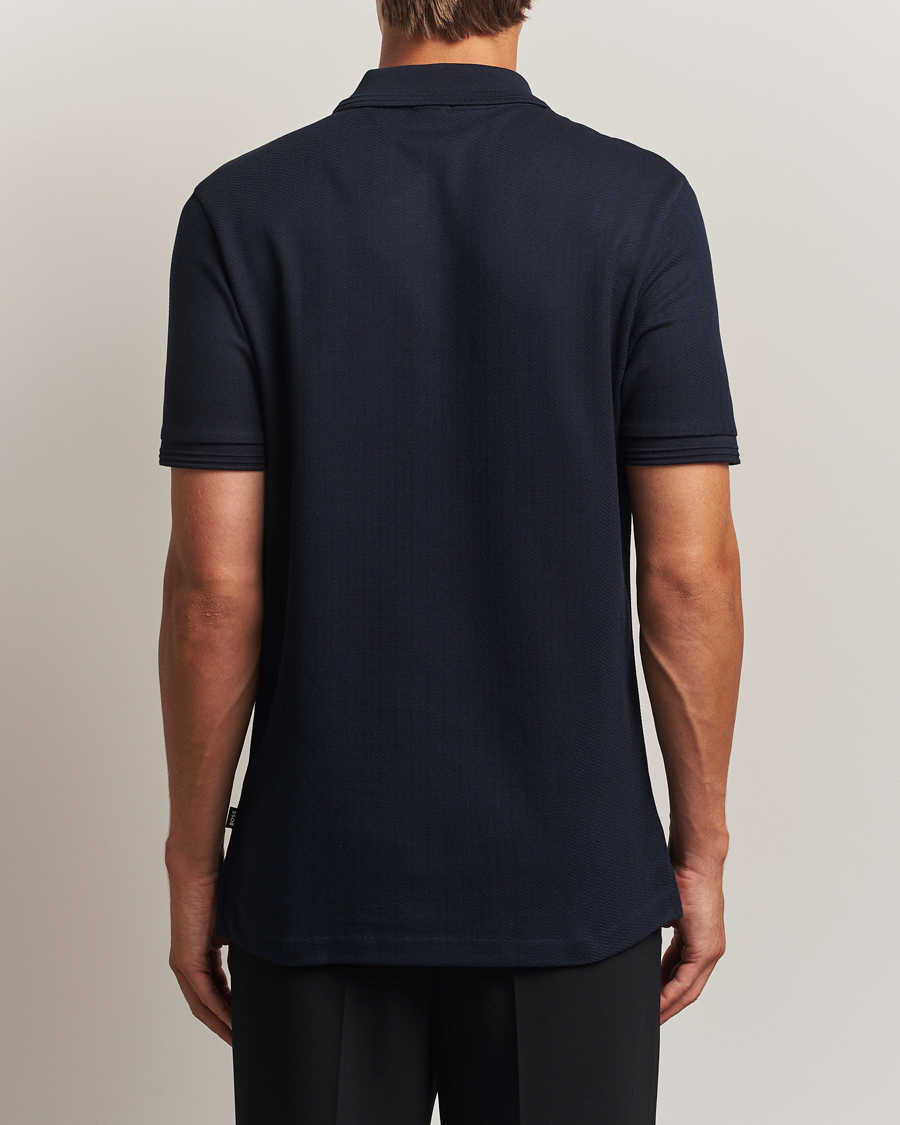 Herren | Poloshirts | BOSS BLACK | Parlay Structured Polo Dark Blue
