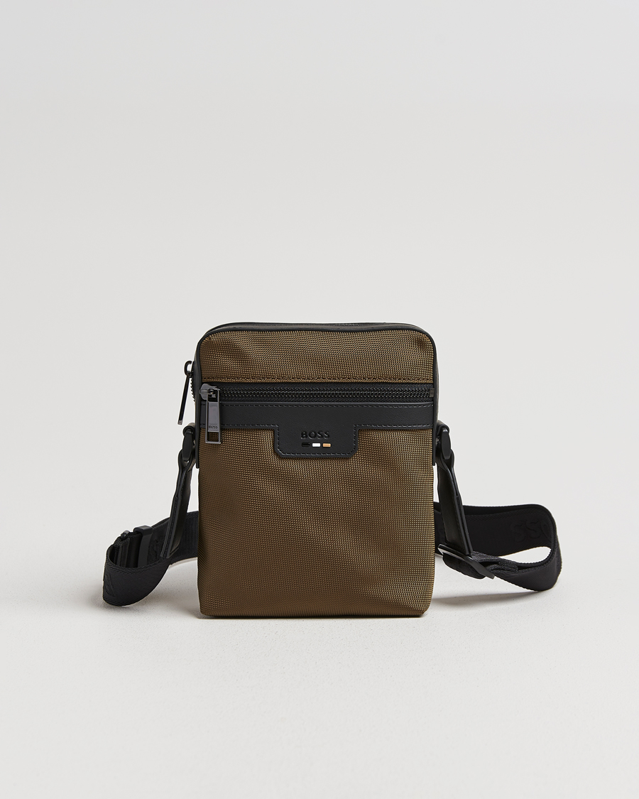 Herren | Taschen | BOSS BLACK | Ray Pouch Zip Bag Open Green