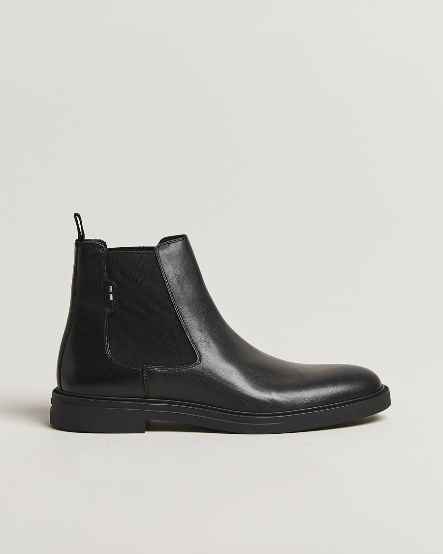 Herren | Boots | BOSS BLACK | Calev Leather Chelsea Boot Black