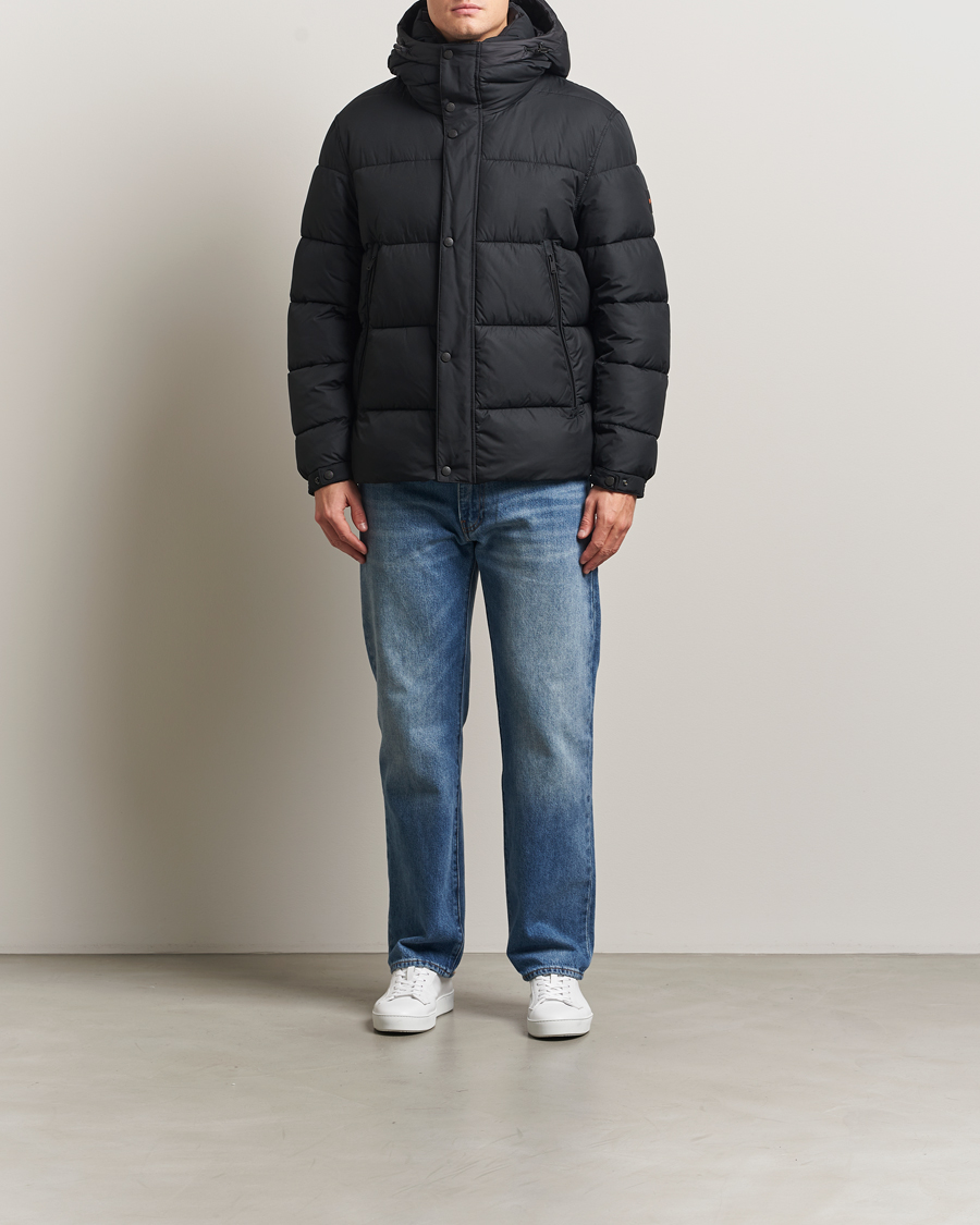 Herren | Jacken | BOSS ORANGE | Omaris Down Hooded Jacket Black