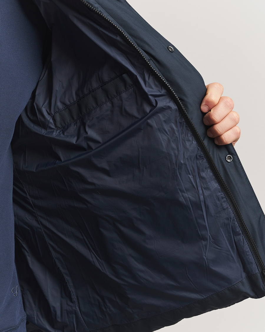 Herren | Jacken | BOSS ORANGE | Omaris Down Hooded Jacket Dark Blue