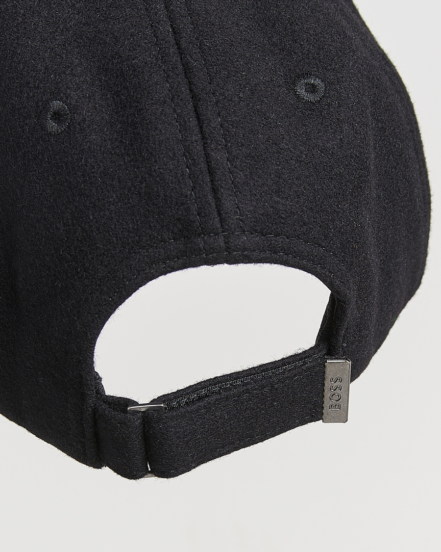 Herren | BOSS ORANGE Derrel Wool Cap Black | BOSS ORANGE | Derrel Wool Cap Black