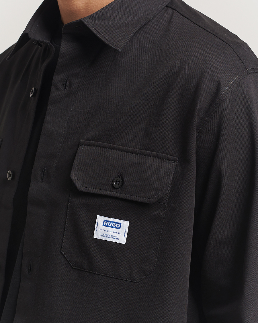 Herren | Hemden | HUGO | Ekynone Cotton Shirt Black