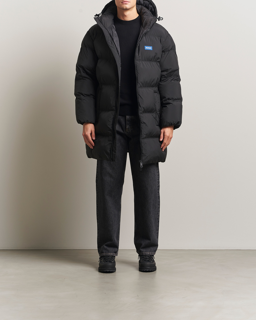 Herren | Jacken | HUGO | Bodi Hooded Puffer Parka Black