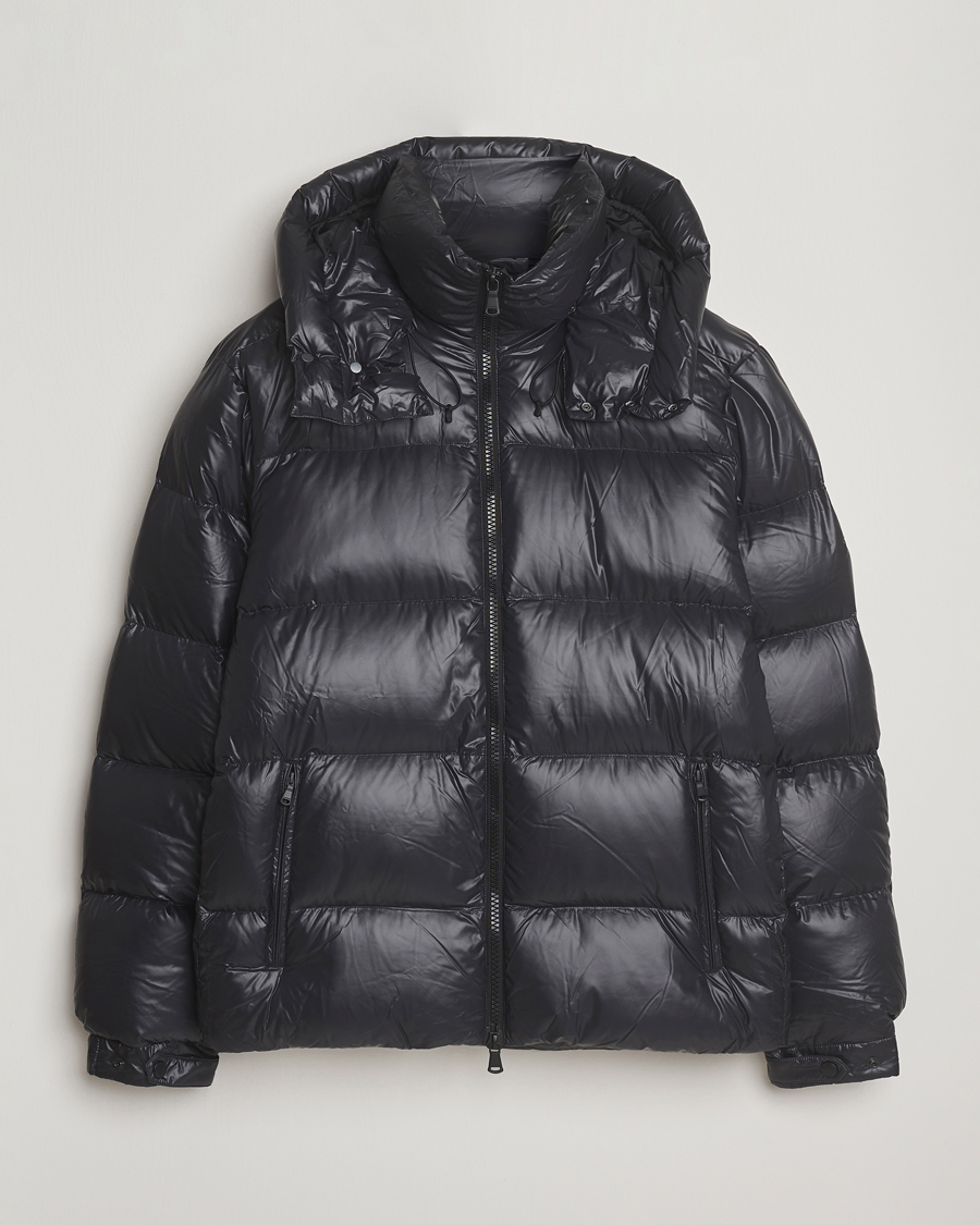 Herren | Jacken | J.Lindeberg | Creek Down Hooded Jacket Black