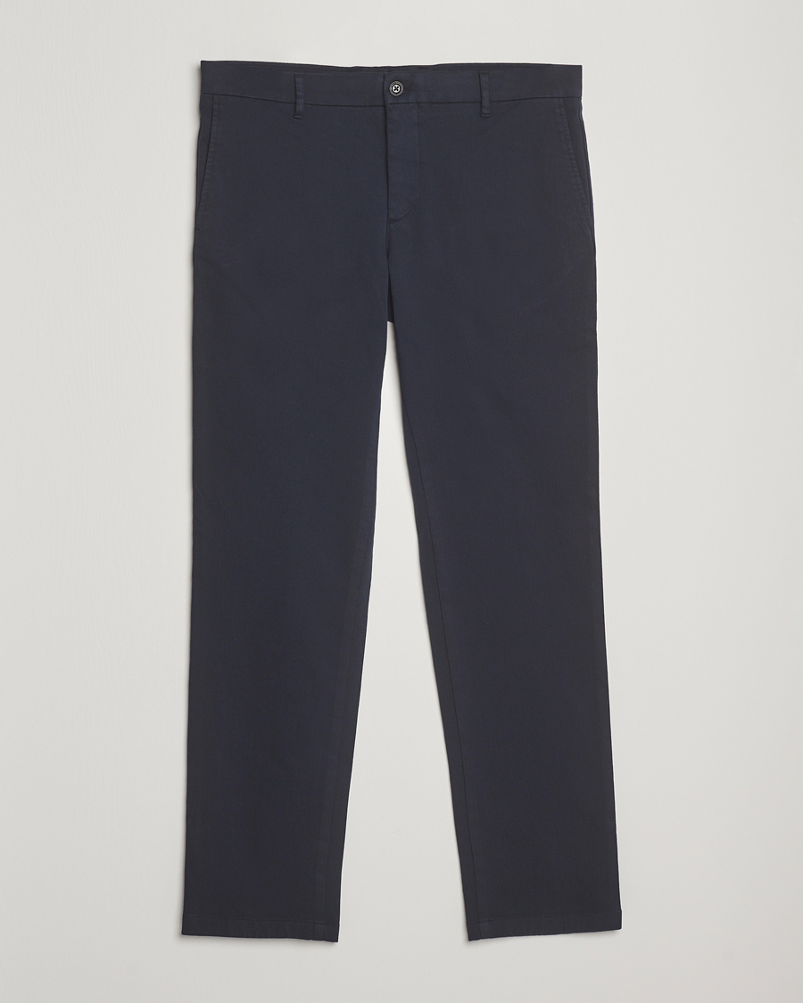 Herren | Hosen | J.Lindeberg | Ched Flannel Twill Pants Navy