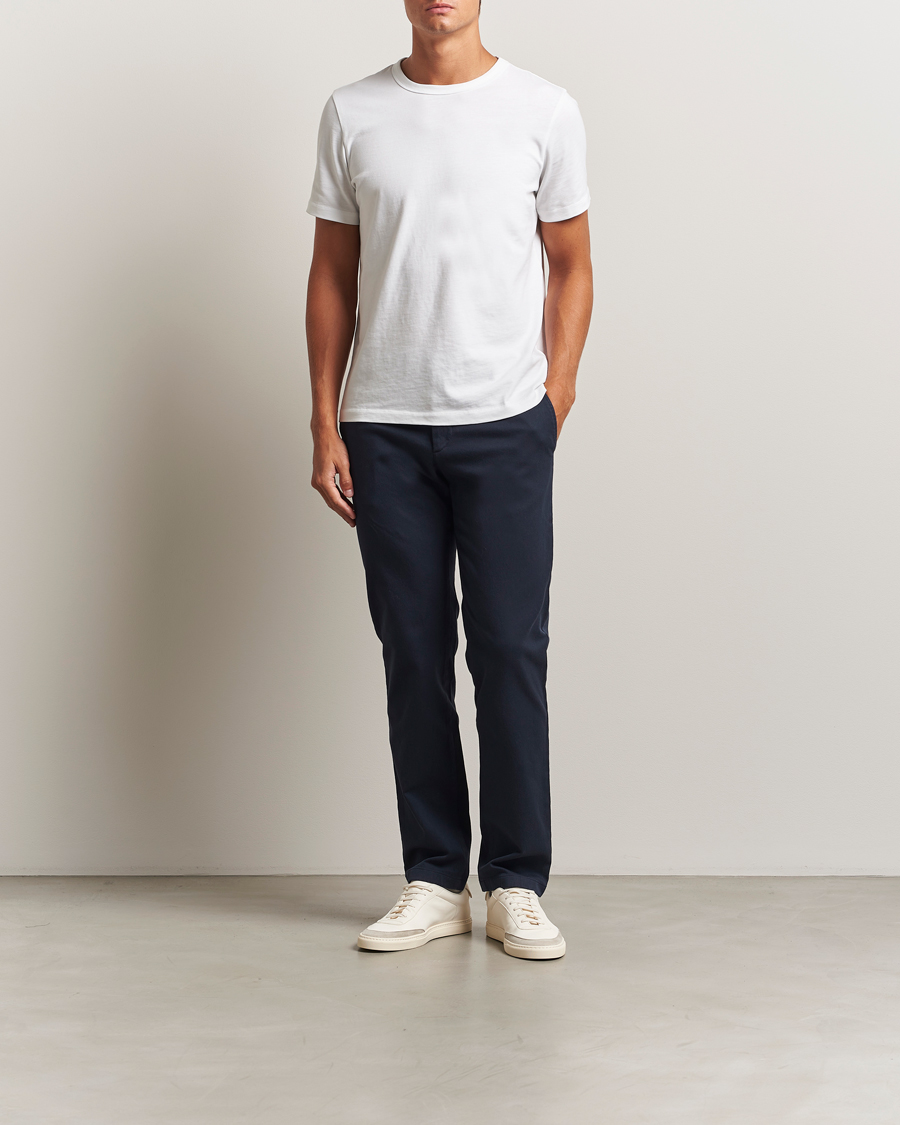 Herren | Hosen | J.Lindeberg | Ched Flannel Twill Pants Navy