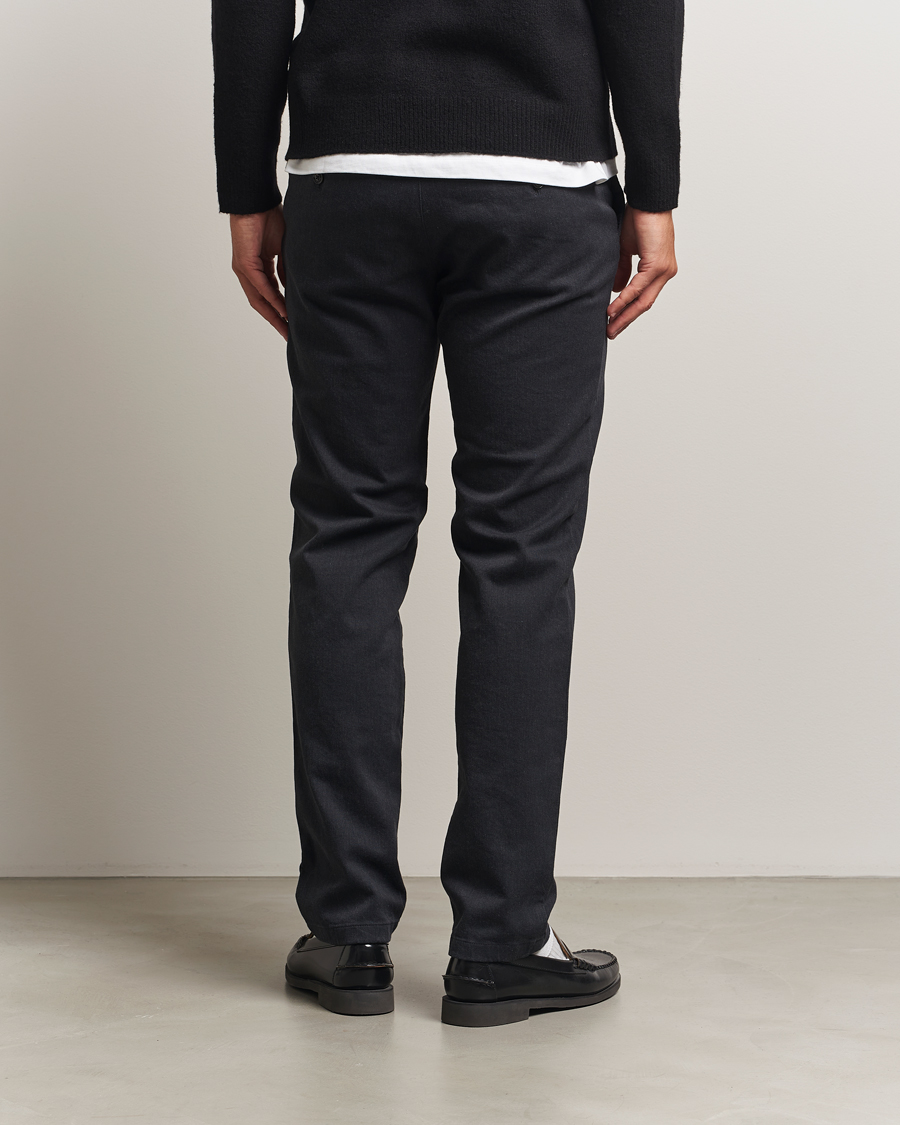 Herren | Hosen | J.Lindeberg | Ched Flannel Twill Pants Dark Grey Melange