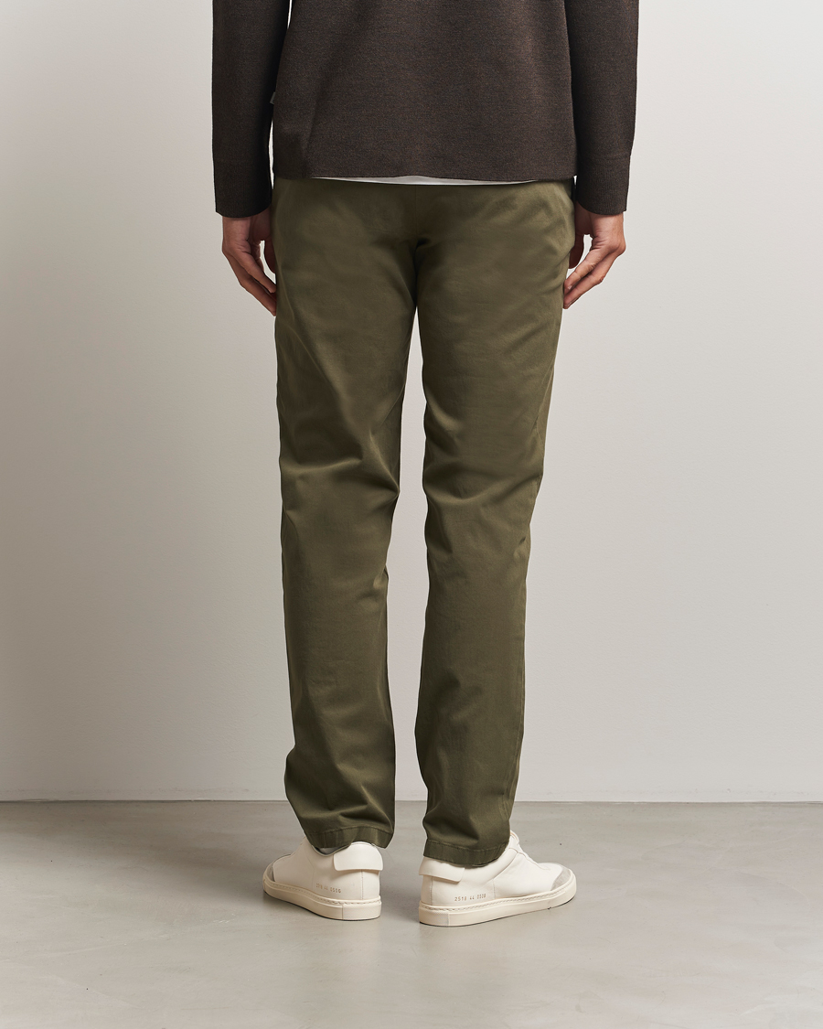 Herren | Hosen | J.Lindeberg | Ched Cotton Stretch Chinos Forest Green