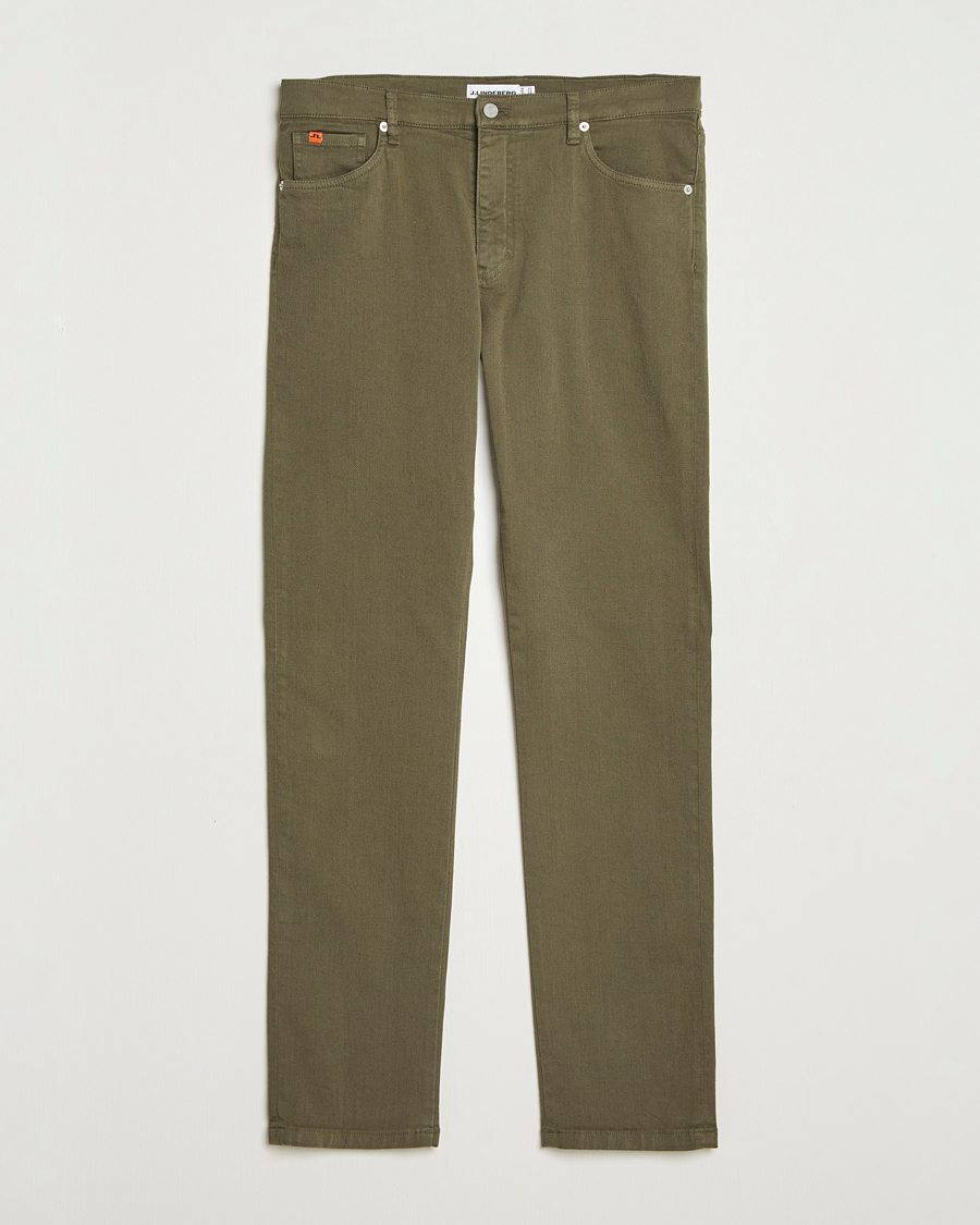 Herren | Hosen | J.Lindeberg | Jax Left Hand Twill Jeans Forest Green