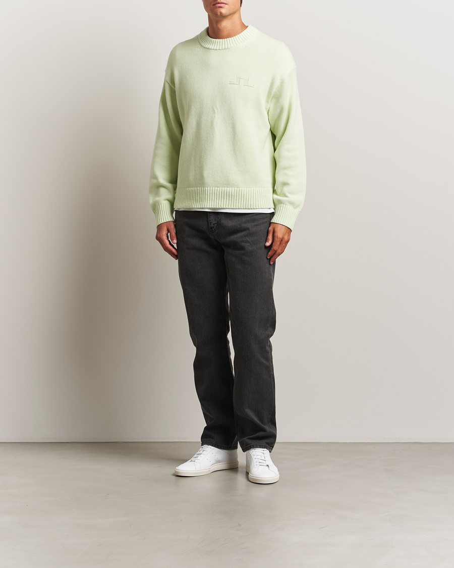 Herren | Pullover | J.Lindeberg | Eddy Wool/Cotton Knitted Sweater Ambrosia