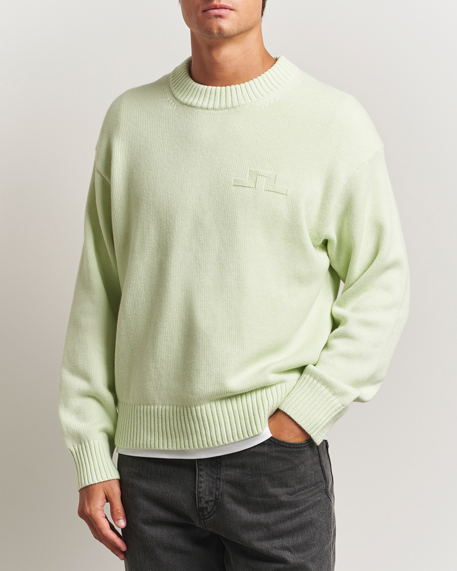 Herren | Pullover | J.Lindeberg | Eddy Wool/Cotton Knitted Sweater Ambrosia