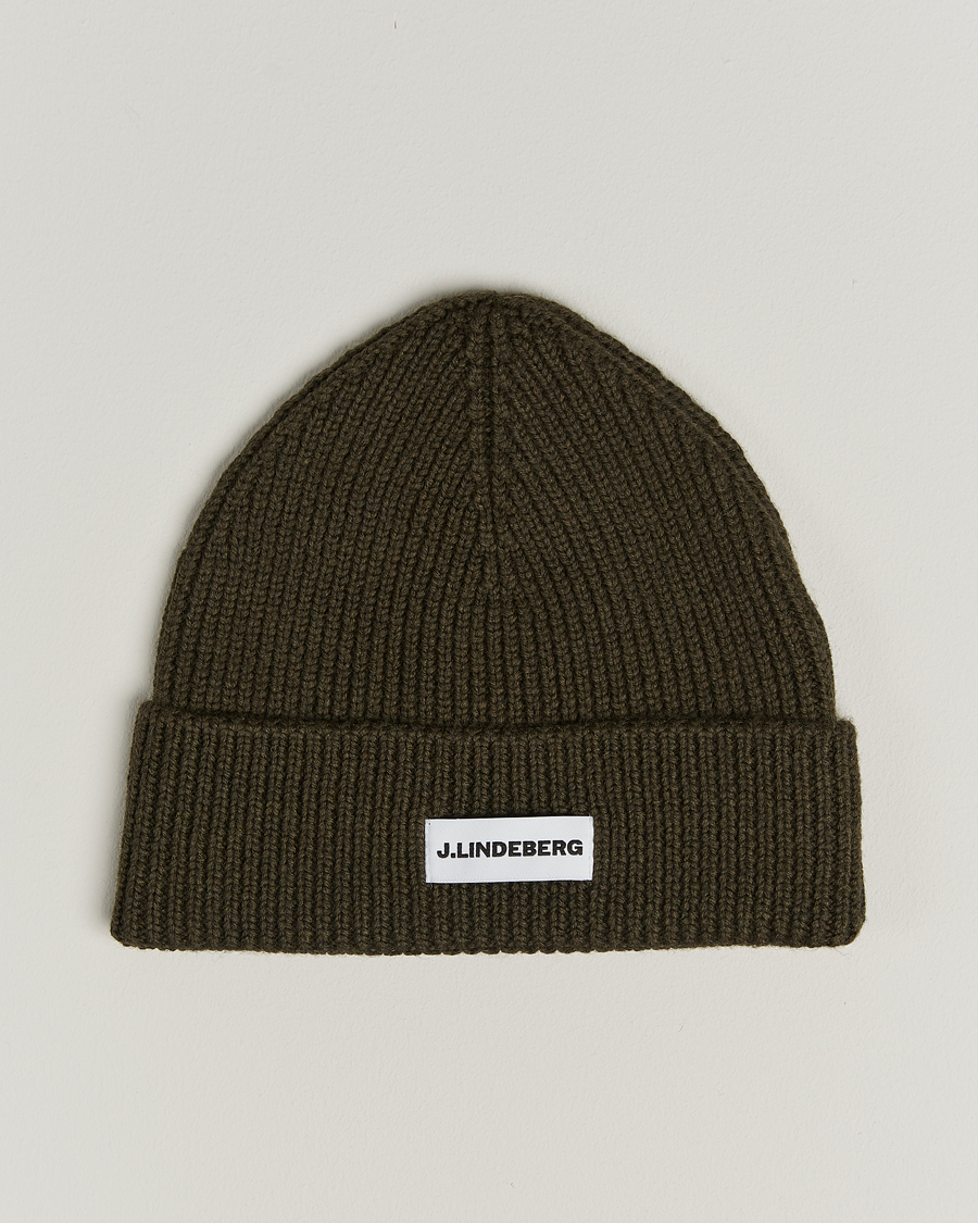 Herren | Mützen | J.Lindeberg | Juan Merino Beanie Forest Green