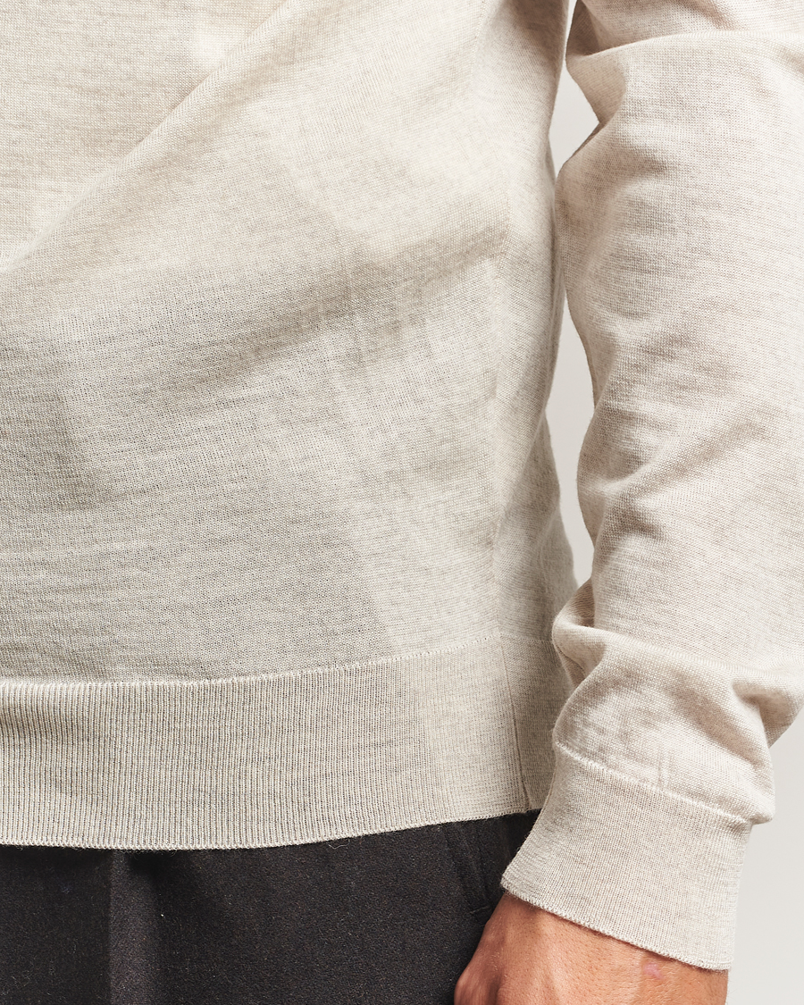 Herren | Pullover | John Smedley | Petworth Extra Fine Merino Cardigan Grey Fleece
