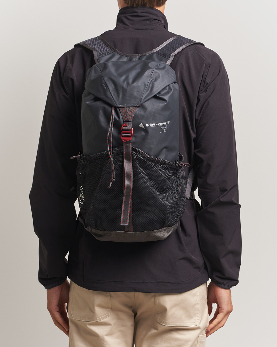 Herren | Klättermusen Fjörm Backpack 18L Raven | Klättermusen | Fjörm Backpack 18L Raven