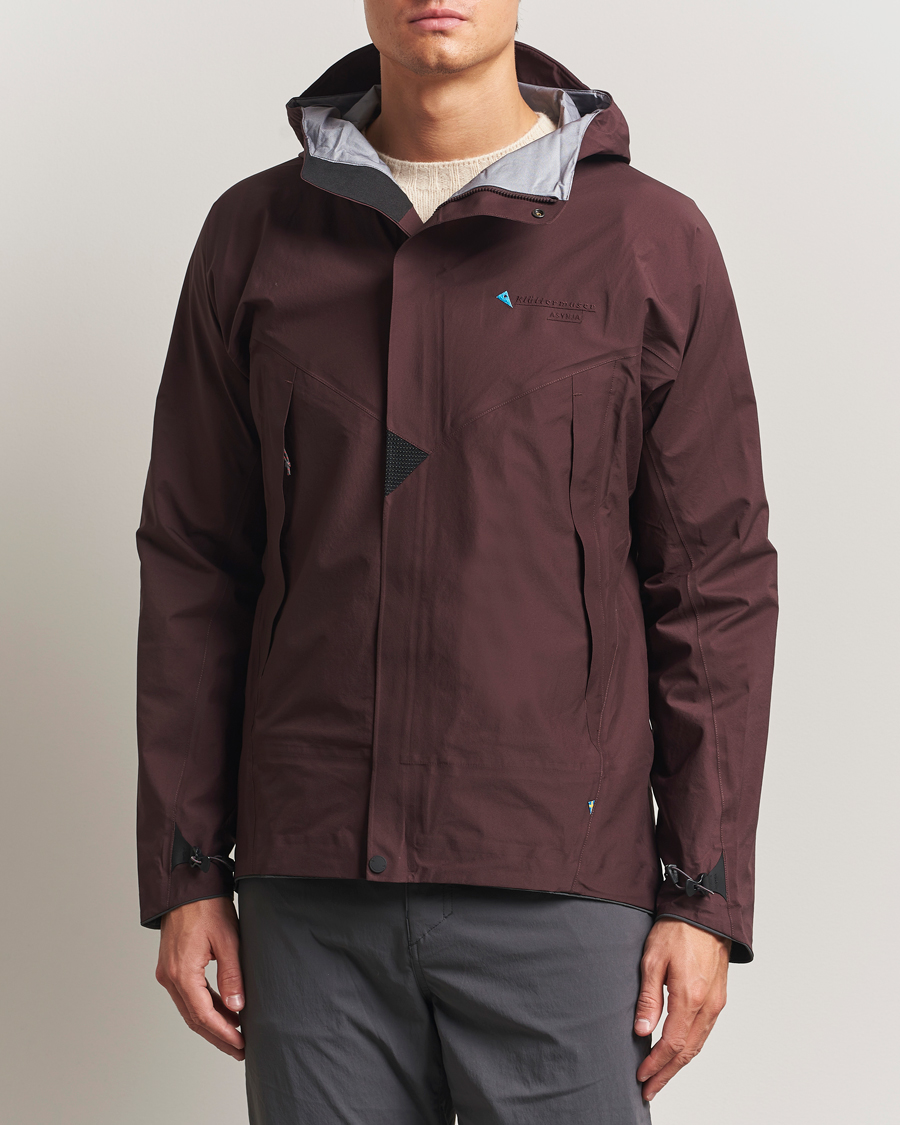 Herren | Jacken | Klättermusen | Asynja Lightweight Waterproof Jacket Amanth Red