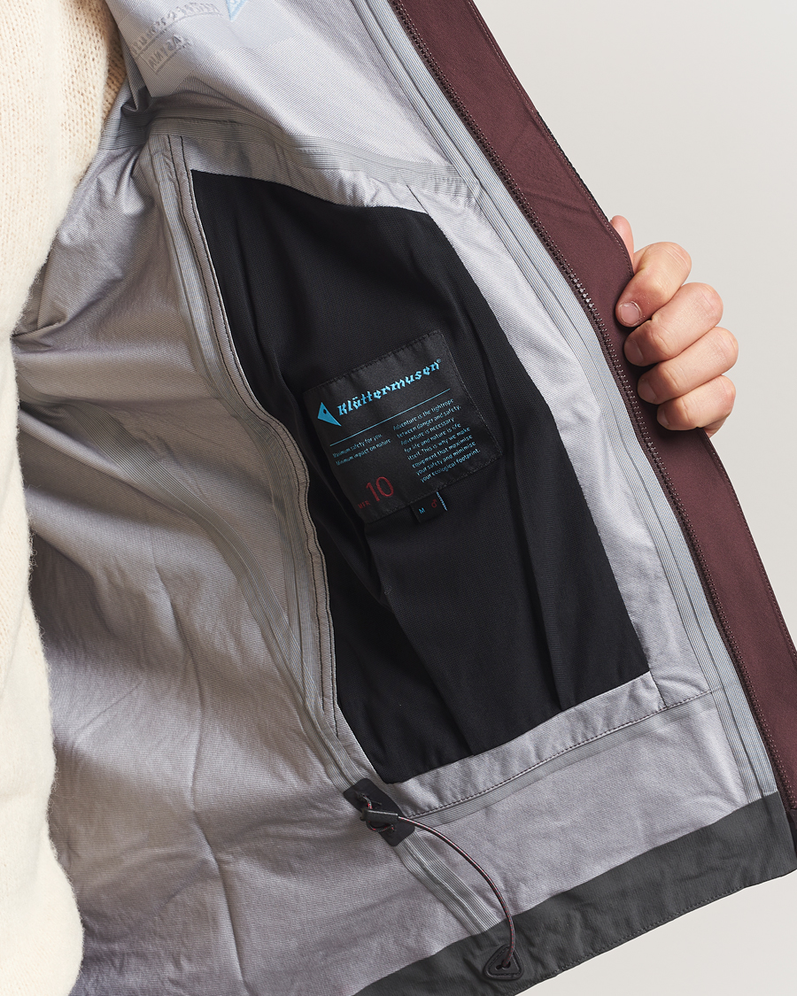 Herren | Jacken | Klättermusen | Asynja Lightweight Waterproof Jacket Amanth Red