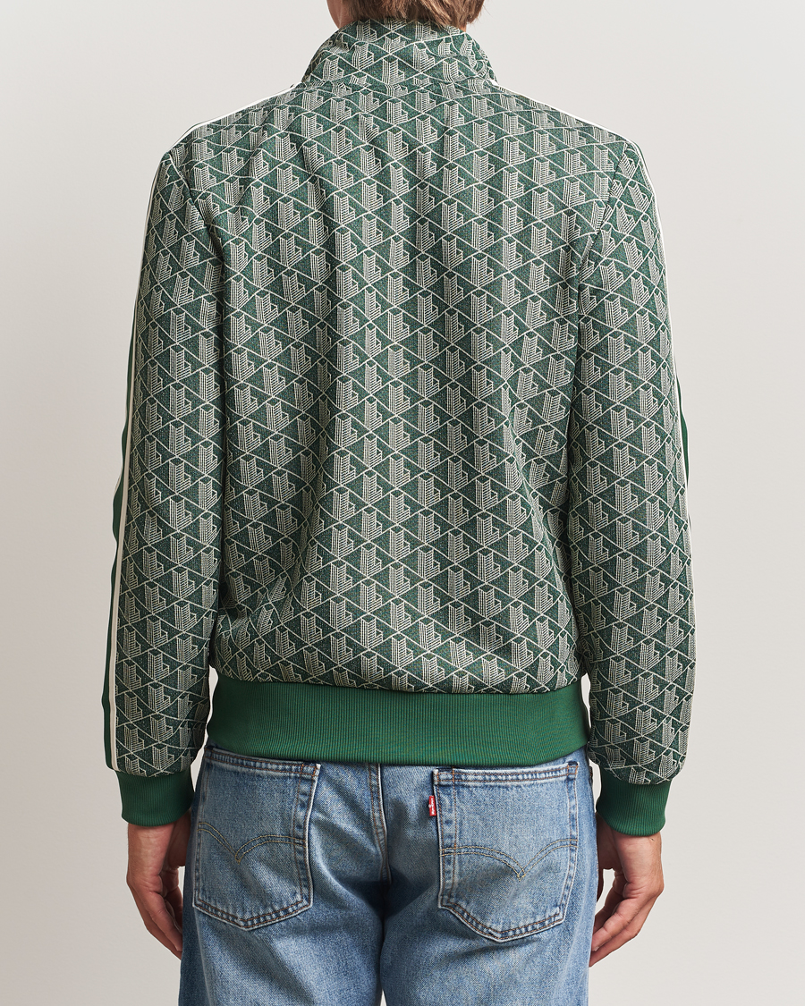 Herren | Pullover | Lacoste | Monogram Track Jacket Green/Sinople