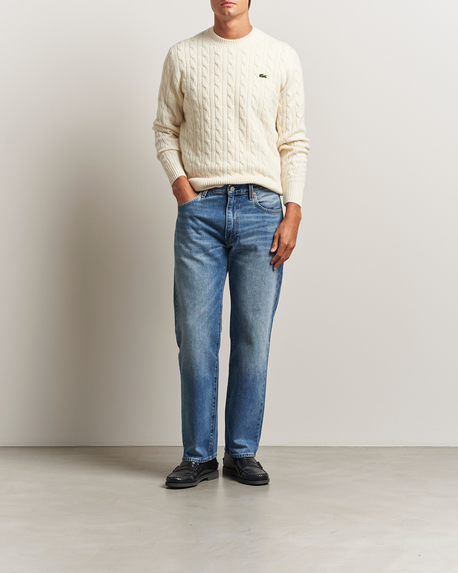 Herren | Pullover | Lacoste | Carded Wool Cable Crew Neck Lapland