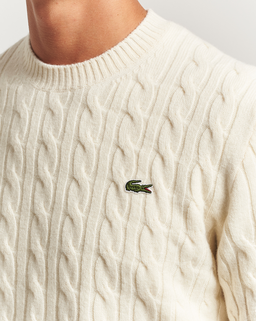 Herren | Pullover | Lacoste | Carded Wool Cable Crew Neck Lapland