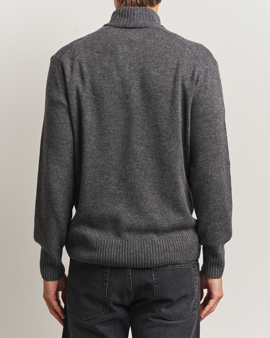 Herren | Pullover | Lacoste | Carded Wool Half Zip Pitch Chine