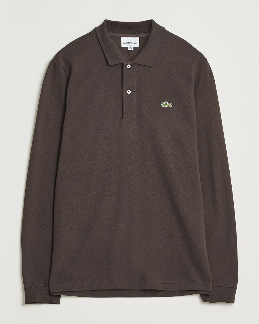 Herren | Pullover | Lacoste | Original Long Sleeve Polo Piké Porto Brown