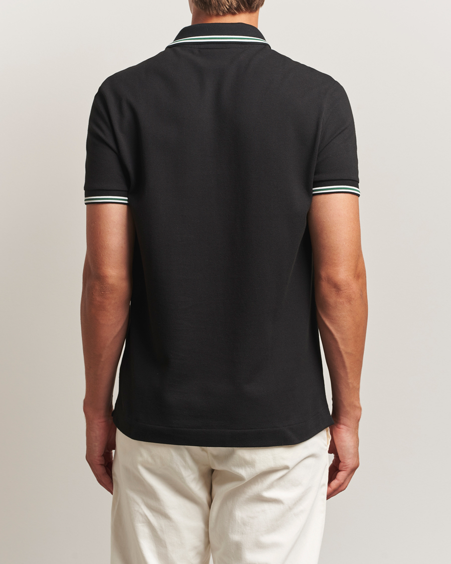 Herren | Poloshirts | Lacoste | Original Stripe Collar Polo Piké Black