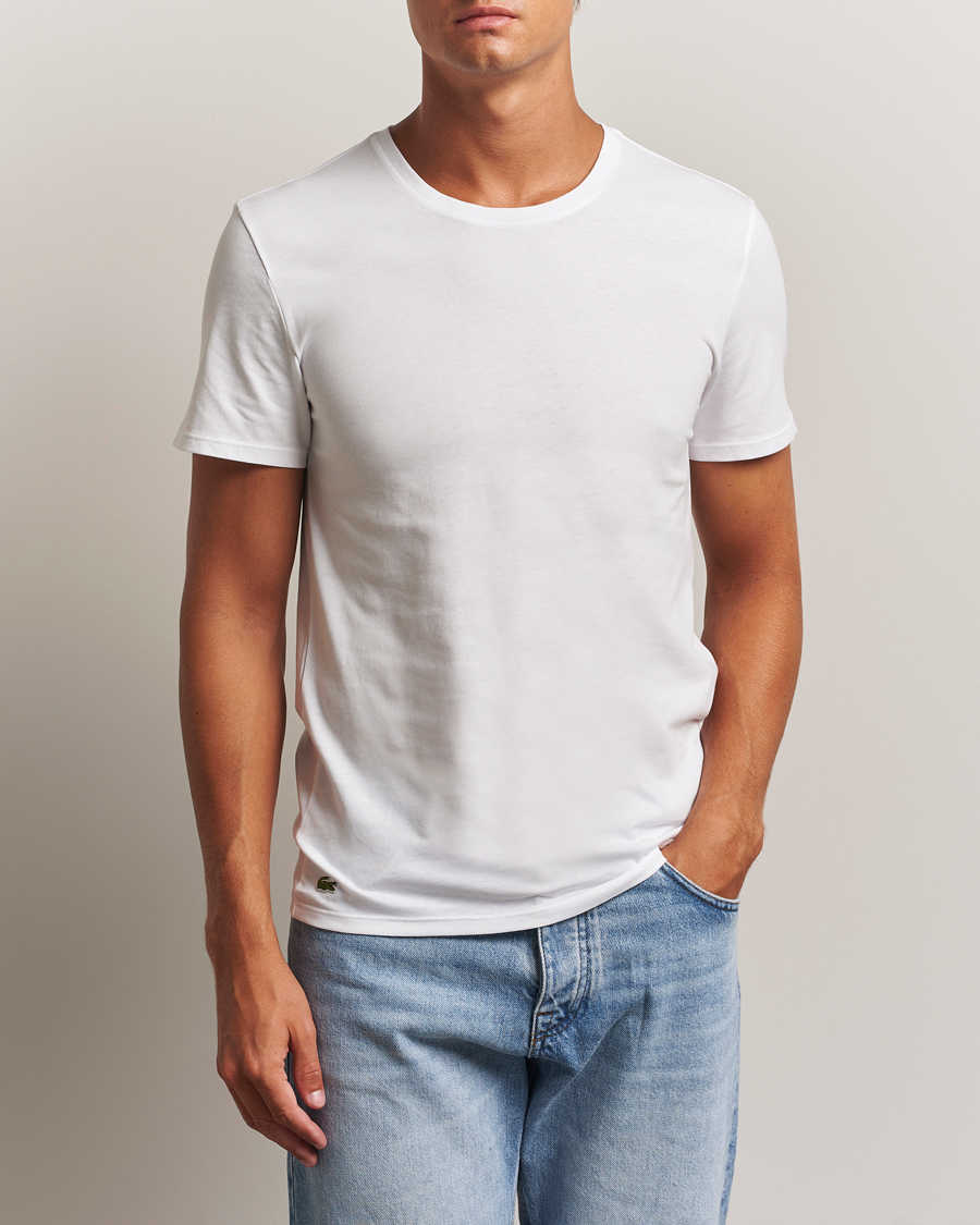 Herren | T-Shirts | Lacoste | 3-Pack Crew Neck T-Shirt White