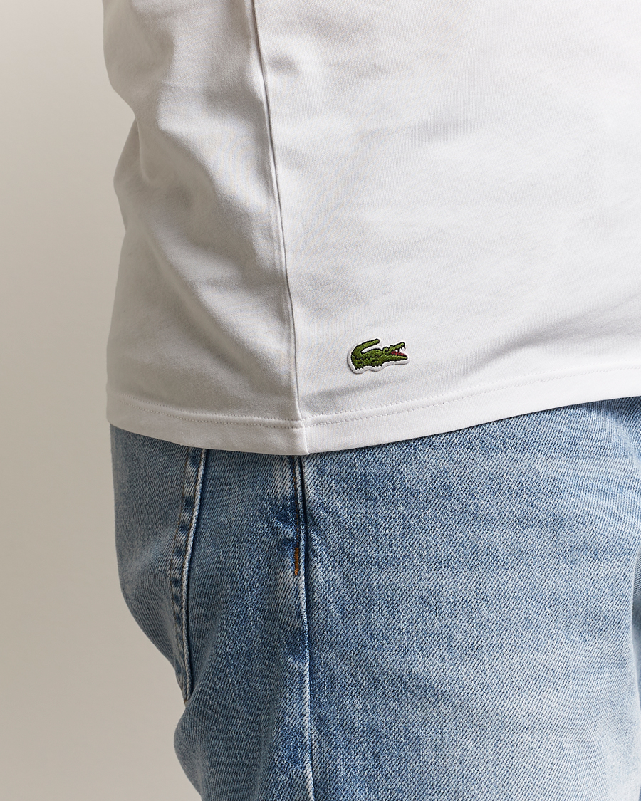Herren | T-Shirts | Lacoste | 3-Pack Crew Neck T-Shirt White