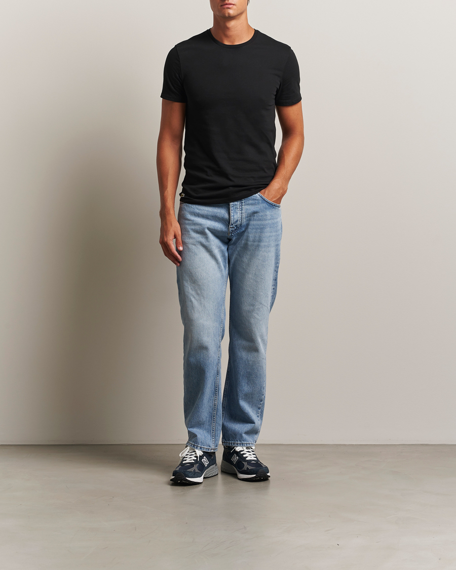 Herren | T-Shirts | Lacoste | 3-Pack Crew Neck T-Shirt Black