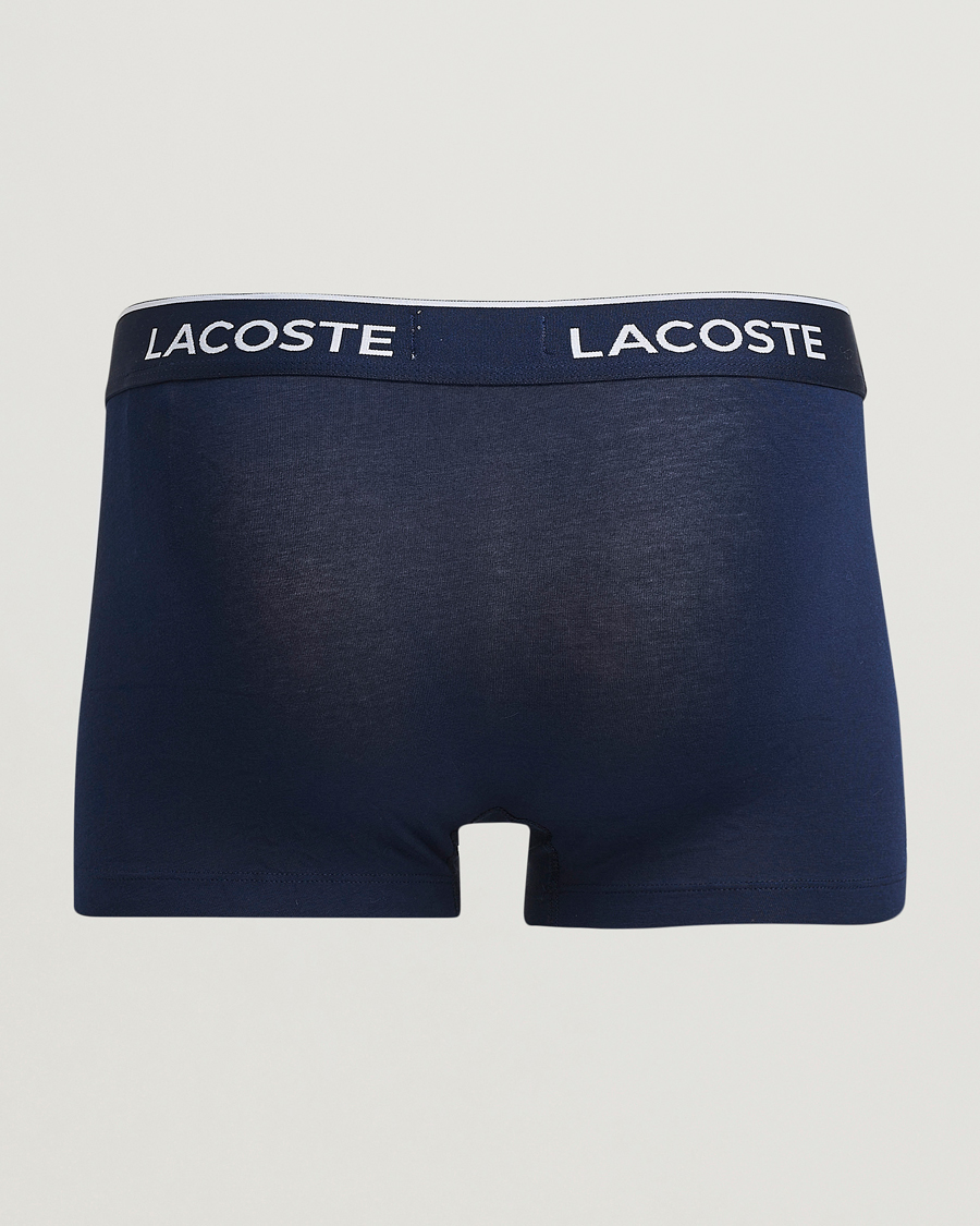 Herren | Unterwäsche | Lacoste | 3-Pack Stretch Cotton Trunks Navy/Blue/Red