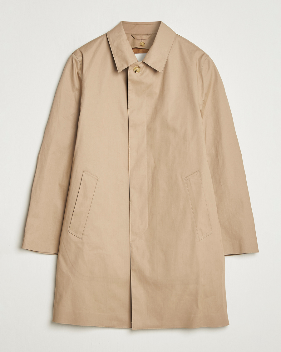 Herren | Jacken | Mackintosh | Dunoon Car Coat Fawn