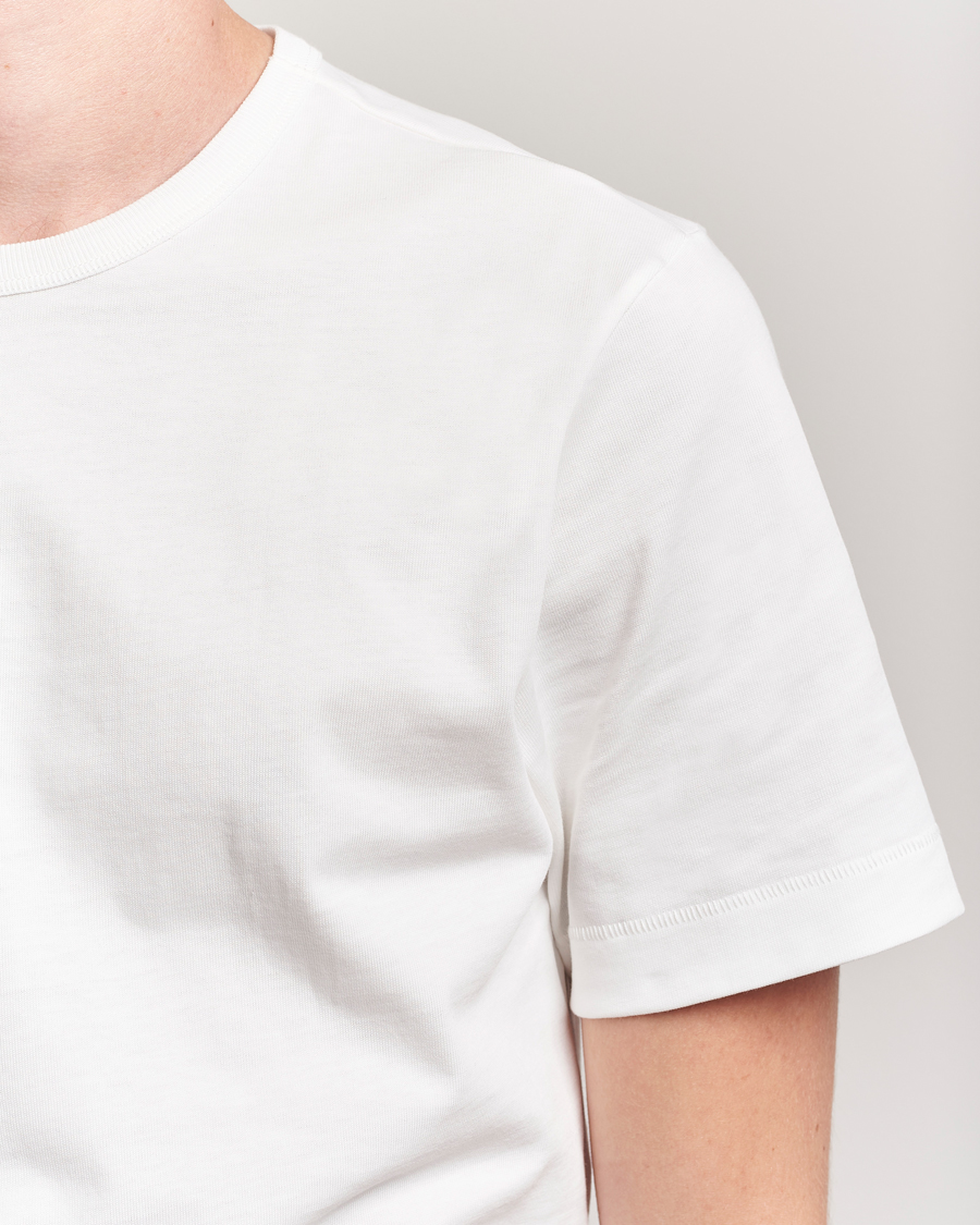 Herren | T-Shirts | Merz b. Schwanen | Classic Fit Sturdy T-Shirt White