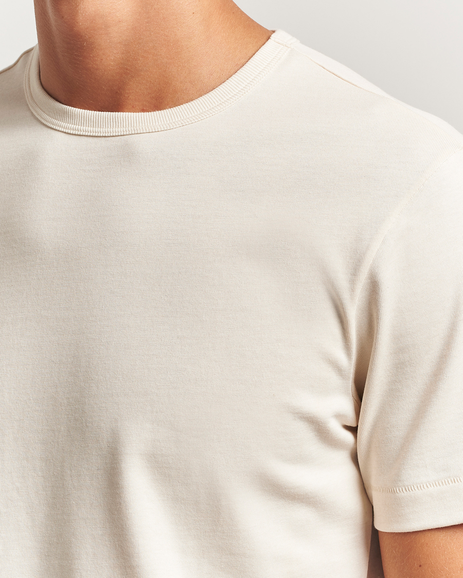 Herren | T-Shirts | Merz b. Schwanen | Classic Fit Sturdy T-Shirt Nature