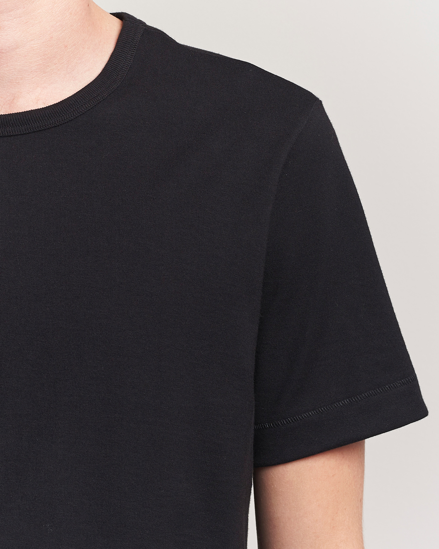 Herren | T-Shirts | Merz b. Schwanen | Classic Fit Sturdy T-Shirt Black