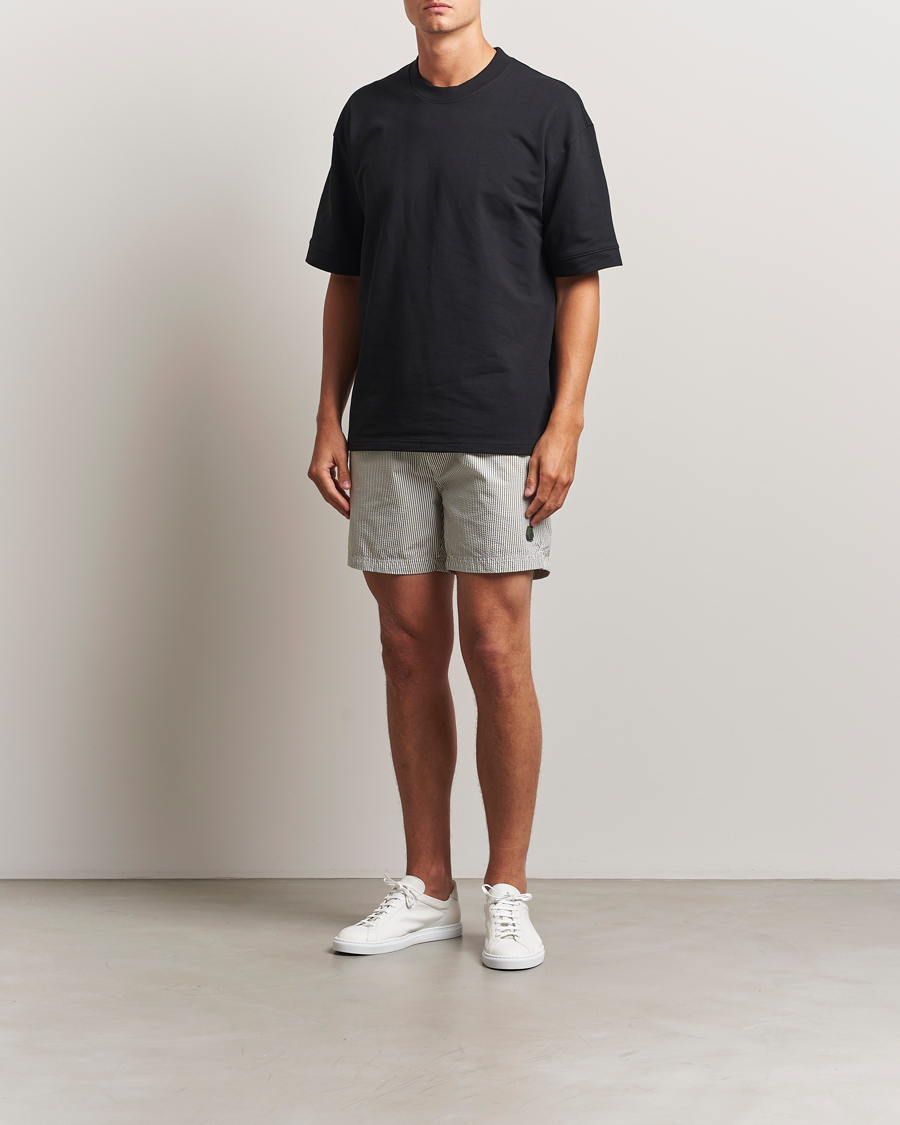 Herren | Badehosen | Sail Racing | Tornado Striped Swimshorts Green/White