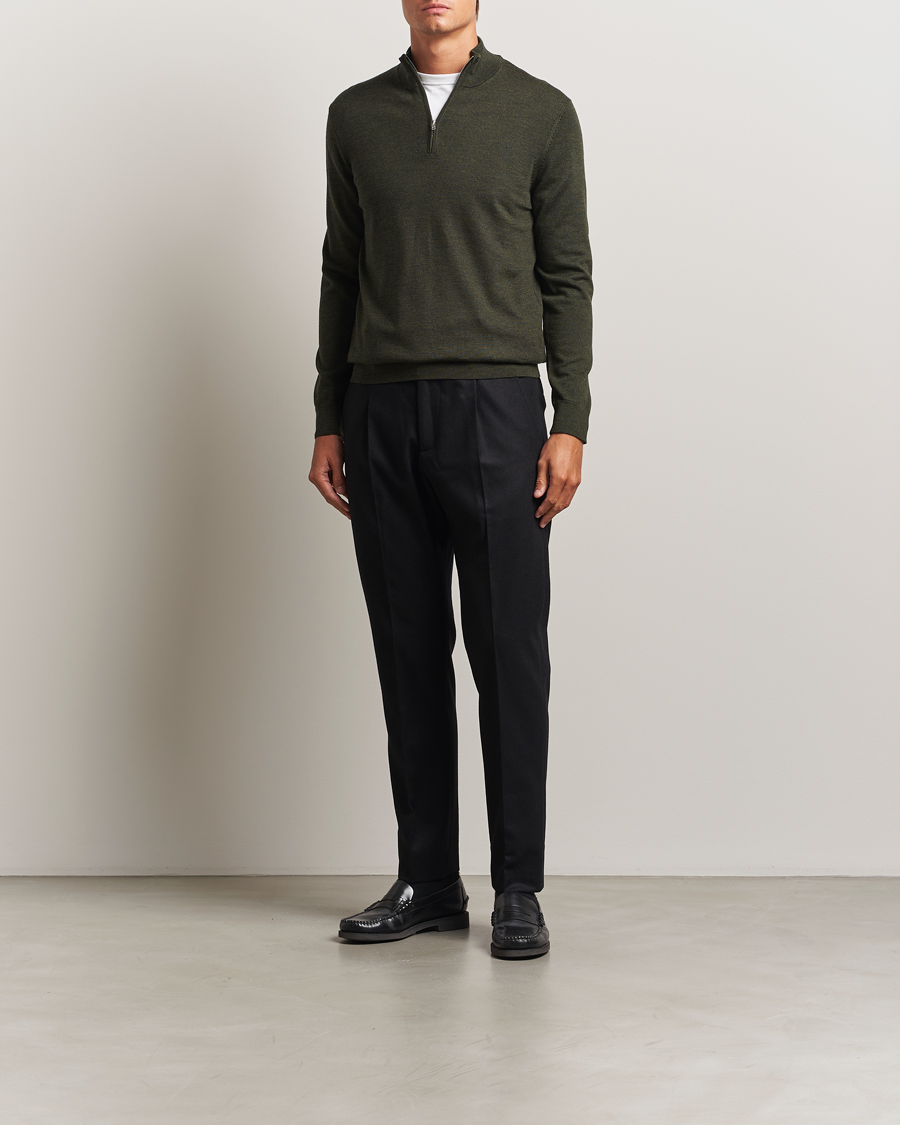 Herren | Hosen | NN07 | Bill Wool Pleated Trousers Black