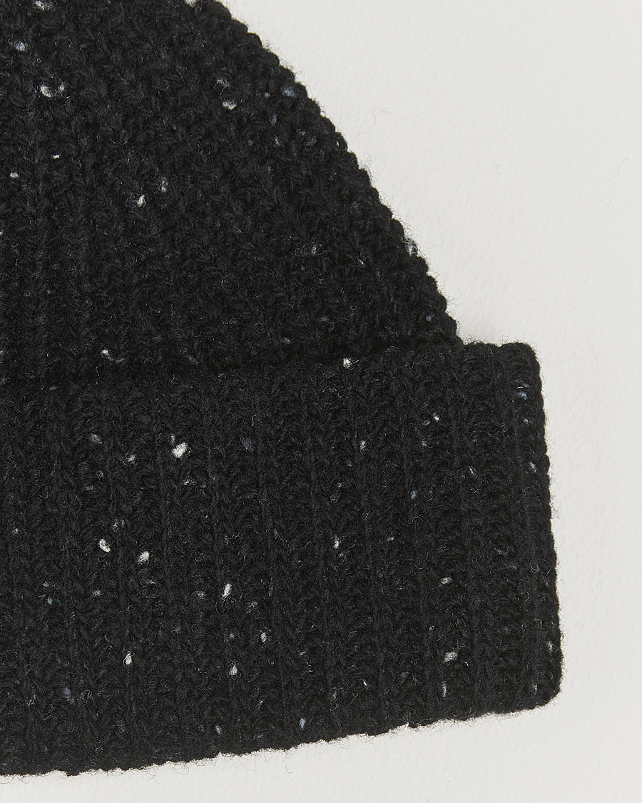 Herren | Mützen | NN07 | Wool Donegal Sailor Beanie Black