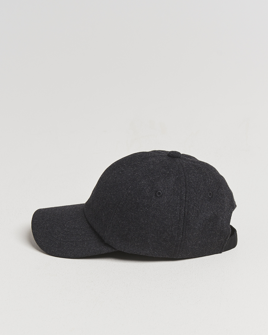 Herren | NN07 Boiled Wool Cap Antrachite | NN07 | Boiled Wool Cap Antrachite
