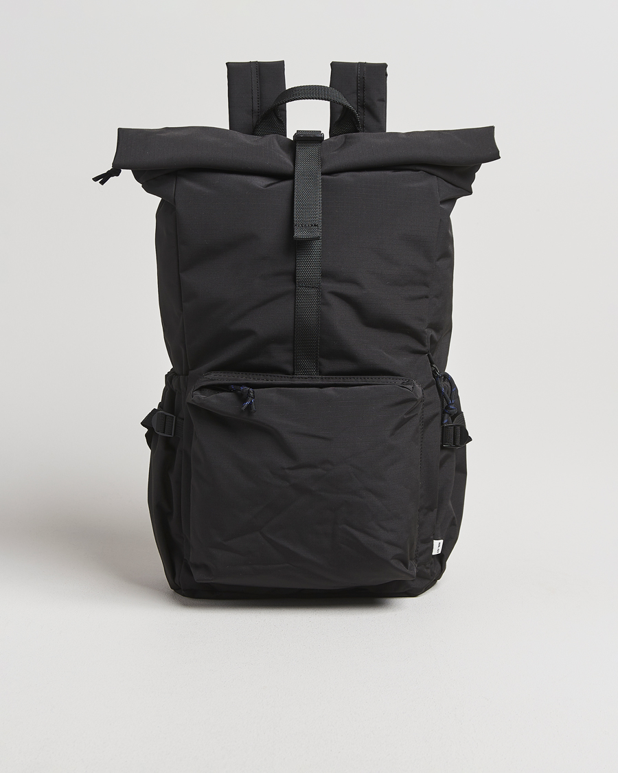 Herren | Taschen | NN07 | NN07Nylon Ripstop Rolltop BackpackBlack
