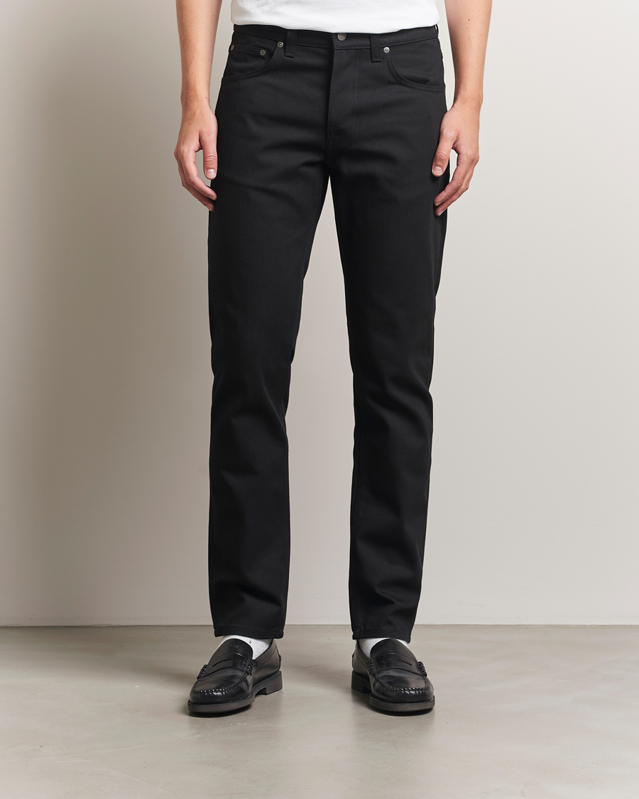 Herren | Hosen | Nudie Jeans | Solid Ollie Jeans Dry Pure Black