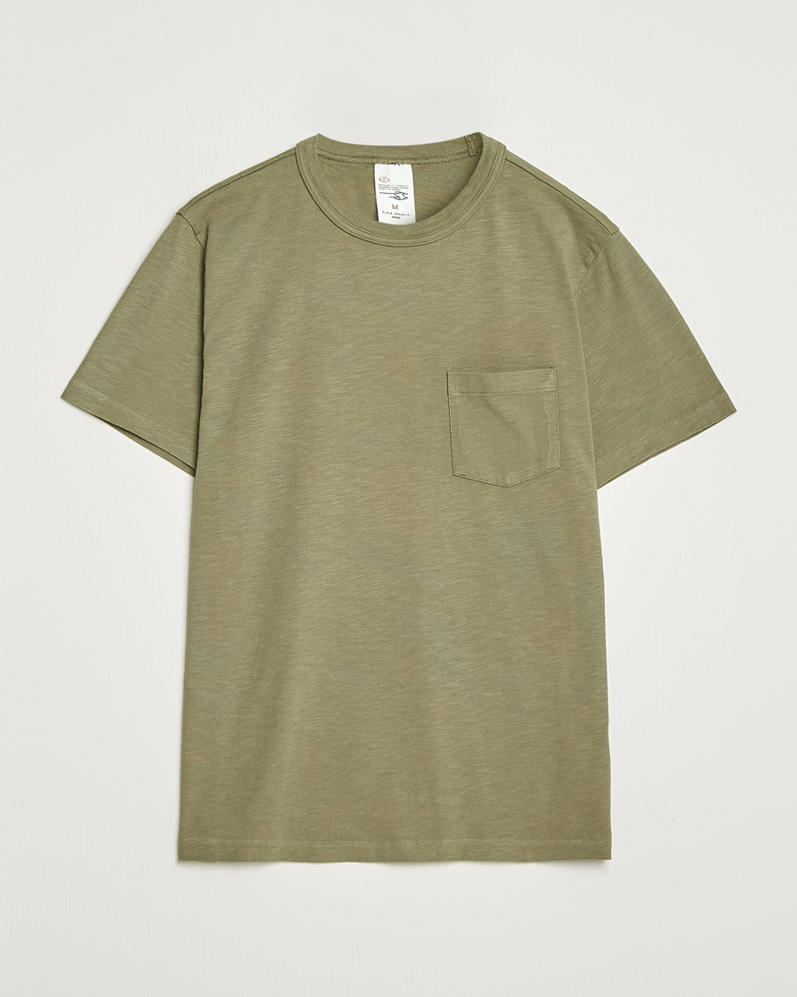 Herren | T-Shirts | Nudie Jeans | Roy Heavy Slub T-Shirt Olive