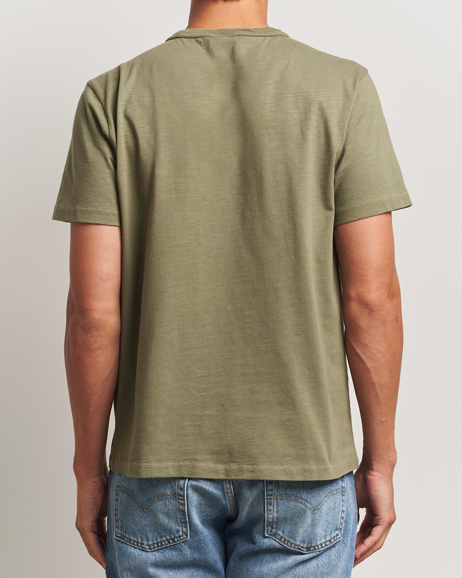 Herren | T-Shirts | Nudie Jeans | Roy Heavy Slub T-Shirt Olive